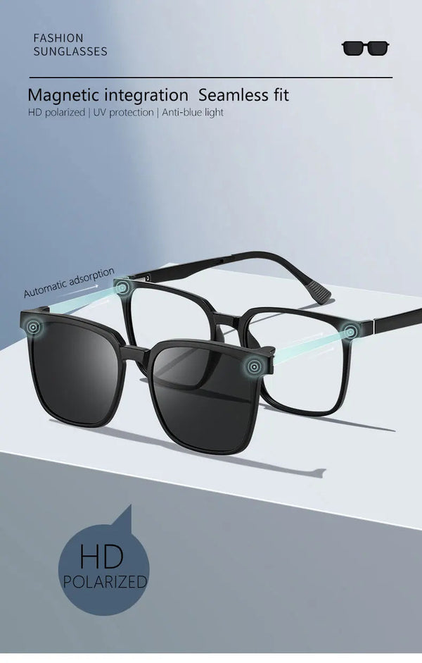 Magnetic Clip-On Sunglasses